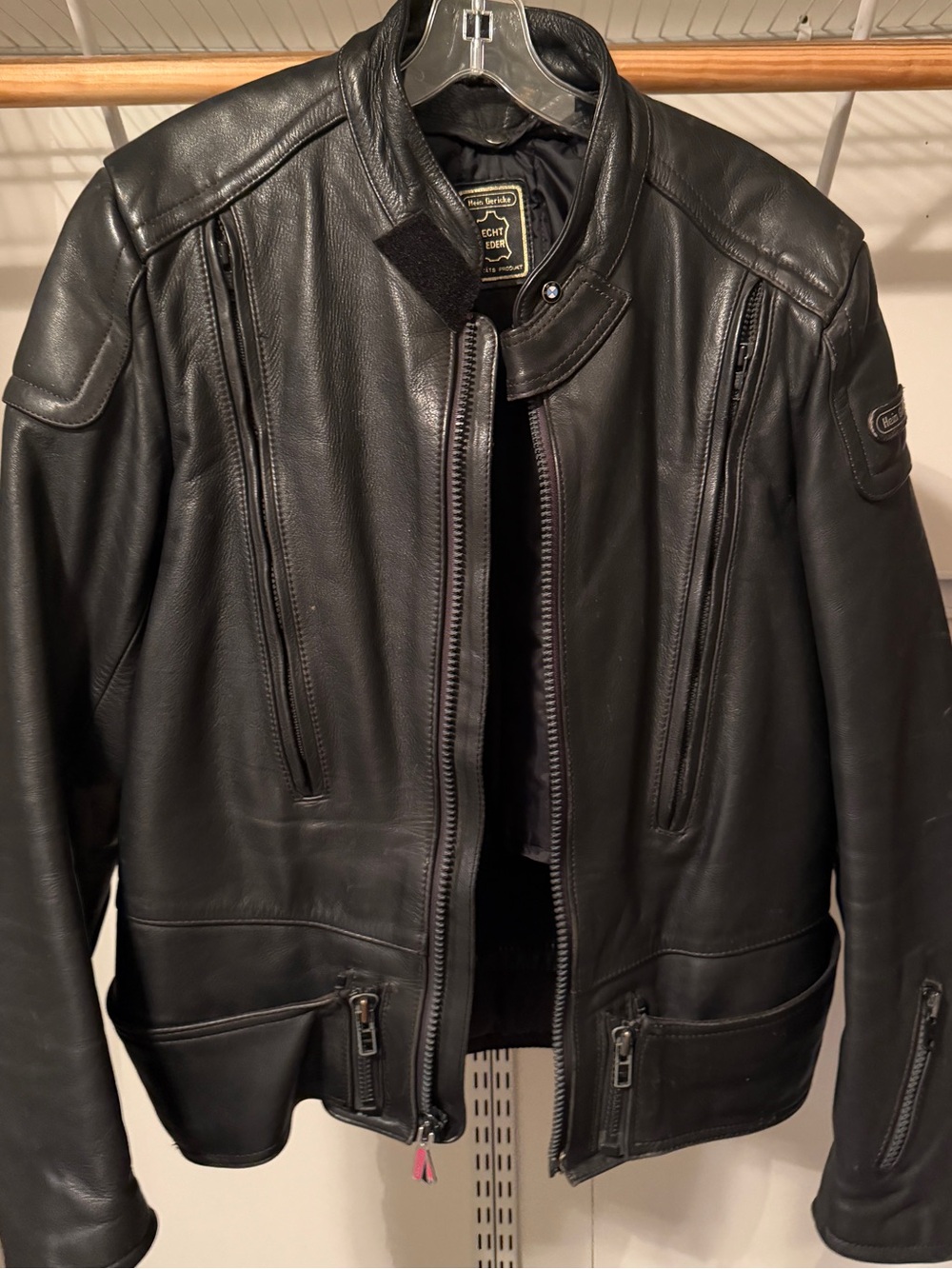 Vintage Hein Gericke Echt Leder Leather Motorcycle Jacket